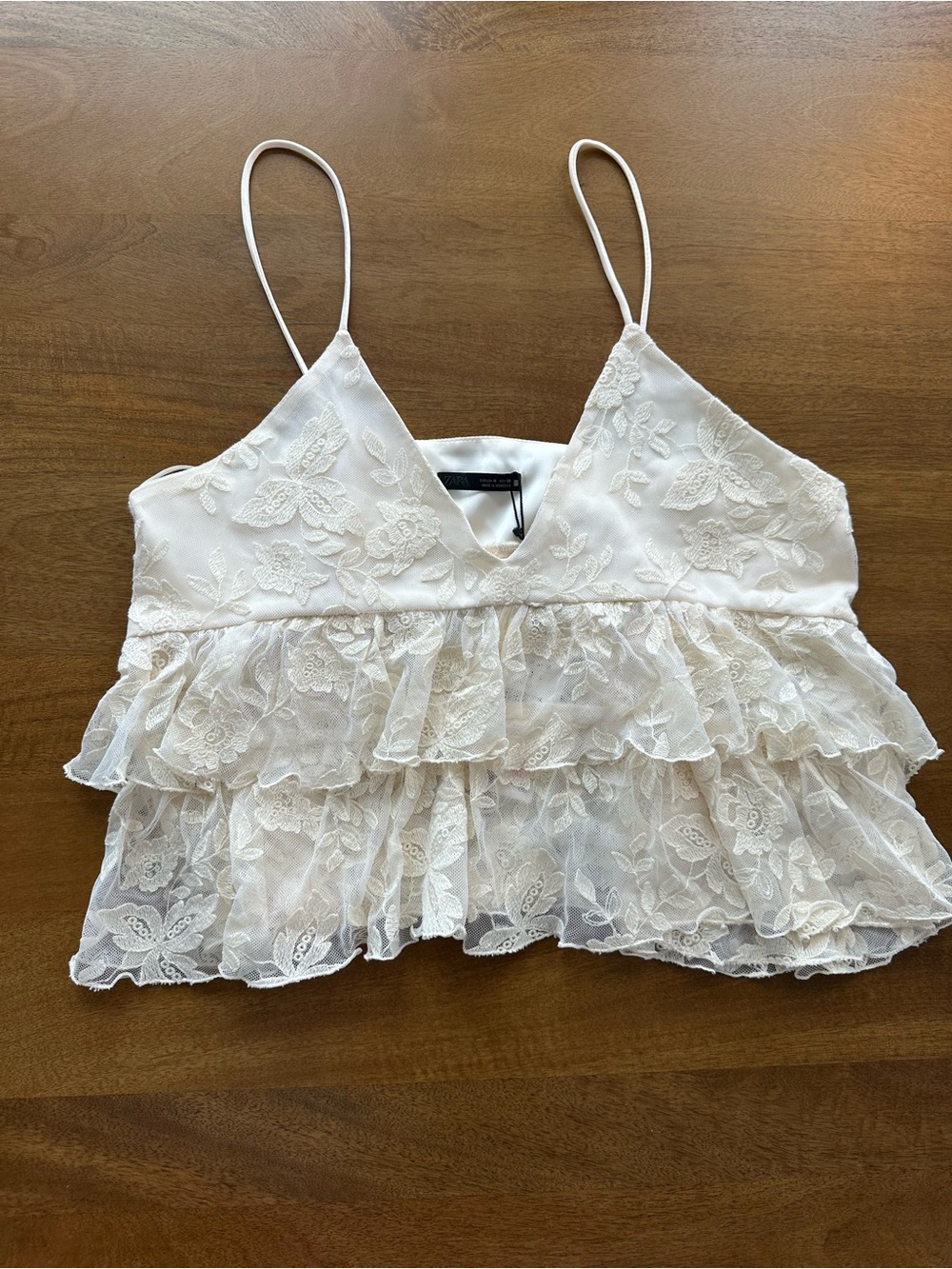 Ruffle Tank Top - Zara NWT